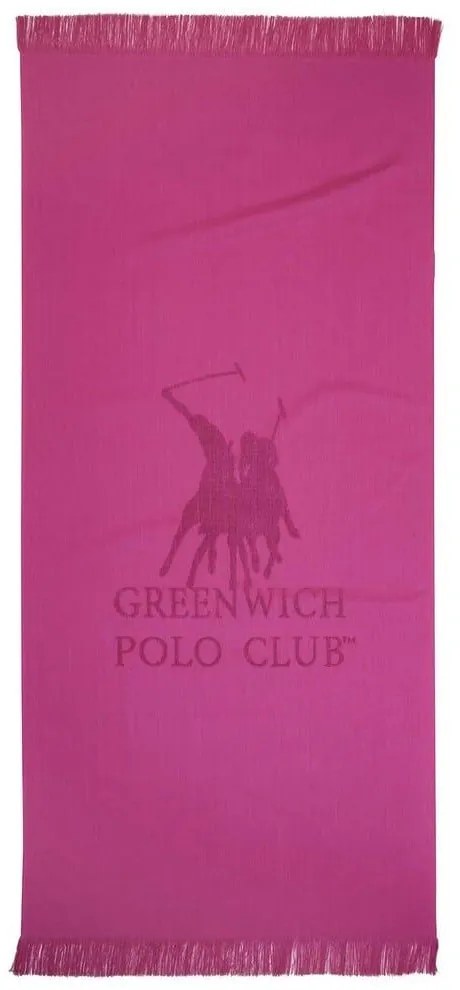 Πετσέτα Θαλάσσης 3781 Fuchsia Greenwich Polo Club Θαλάσσης 80x170cm 100% Βαμβάκι