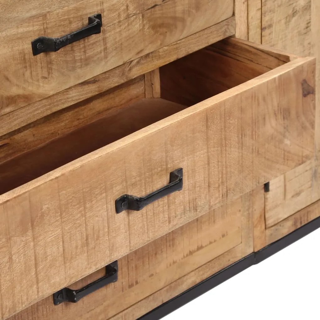 vidaXL Μπουφές 140 x 35 x 75 εκ. από Μασίφ Ξύλο Μάνγκο