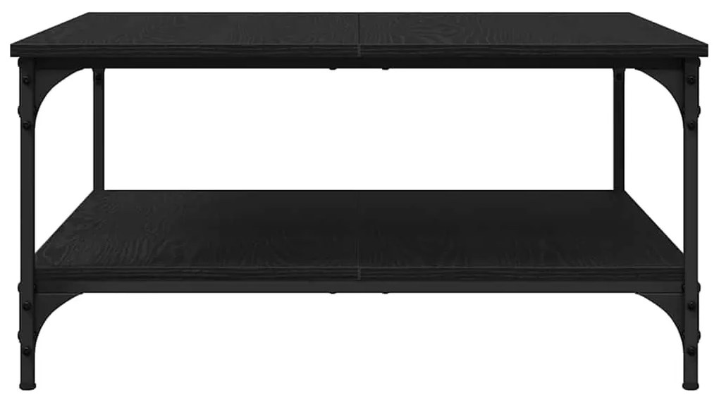 vidaXL Τραπεζάκι σαλονιού Μαύρη δρυς 80 x 80 x 40 cm