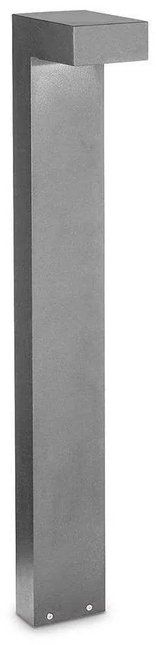 Φωτιστικό Δαπέδου Sirio 246963 10x80x16cm 2xG9 15W IP44 Grey Ideal Lux