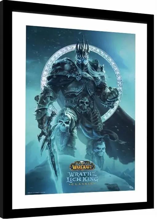 Αφίσα σε κορνίζα World of Warcraft - Lich King