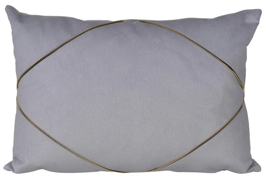 Artekko Artekko Pillow Μαξιλάρι με Φερμουάρ Ύφασμα Γκρι (35x50x12)cm T42339