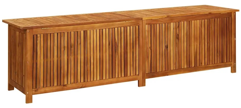 vidaXL Μπαούλο Αποθήκευσης Κήπου 200x50x58 εκ. από Μασίφ Ξύλο Ακακίας