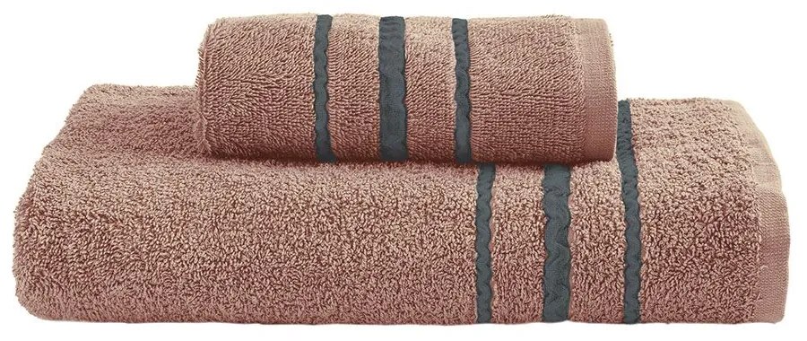 Πετσέτες Sina (Σετ 3τμχ) Coffee Palamaiki Σετ Πετσέτες 70x140cm 100% Βαμβάκι