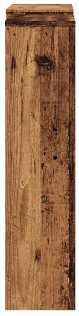 vidaXL Κάλυμμα Καλοριφέρ Όψη Παλαιού Ξύλου 205x21,5x83,5εκ. Επεξ. Ξύλο