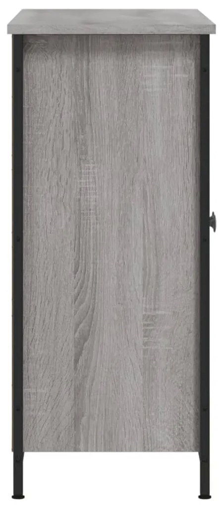vidaXL Ντουλάπι Γκρι Sonoma 100x33x75 εκ. από Επεξεργασμένο Ξύλο