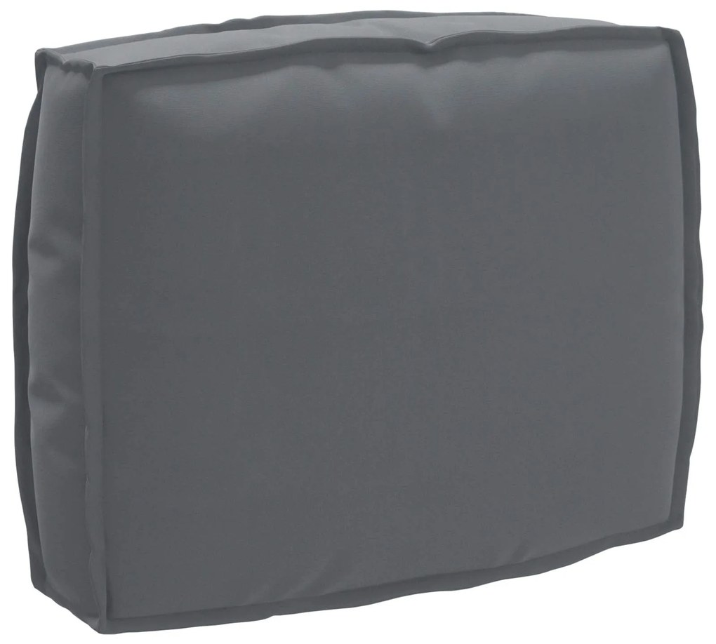 Μαξιλάρι Ανθρακί 50 x 40 x 12 cm Ύφασμα Όξφορντ