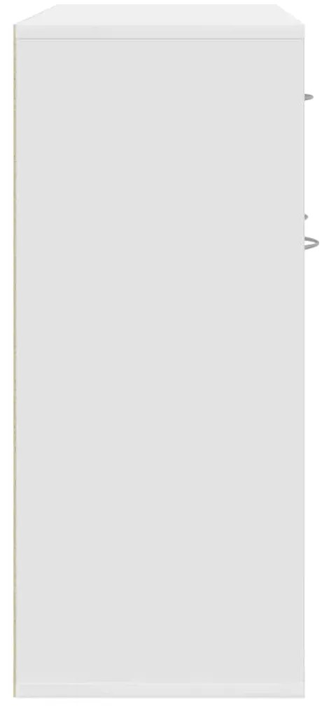 vidaXL Μπουφές Λευκός 88 x 30 x 70 εκ. από Επεξ. Ξύλο