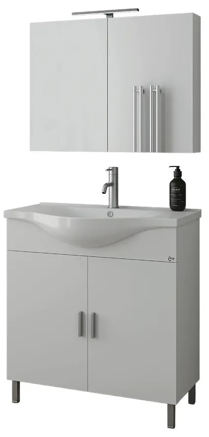 Σετ μπάνιου LUNA 80 Λευκό