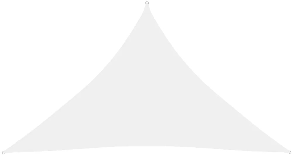 vidaXL Πανί Σκίασης Τρίγωνο Λευκό 4 x 4 x 5,8 μ. από Ύφασμα Oxford