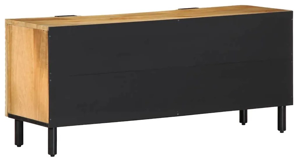 vidaXL Ντουλάπι τηλεόρασης καφέ 105x33x46 cm από μασίφ ξύλο Mango