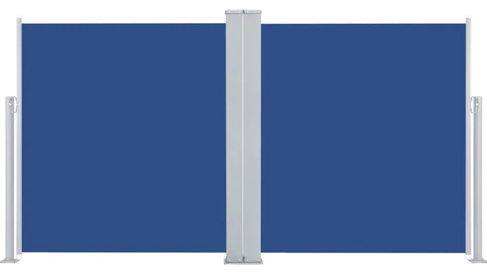 vidaXL Σκίαστρο Πλαϊνό Συρόμενο Μπλε 160 x 600 εκ.
