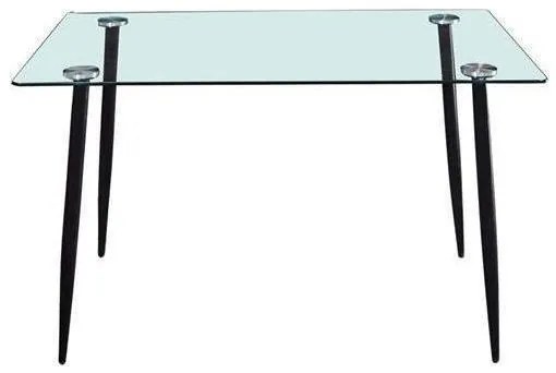 Τραπέζι MONARCH Διάφανο 120x70x75cm