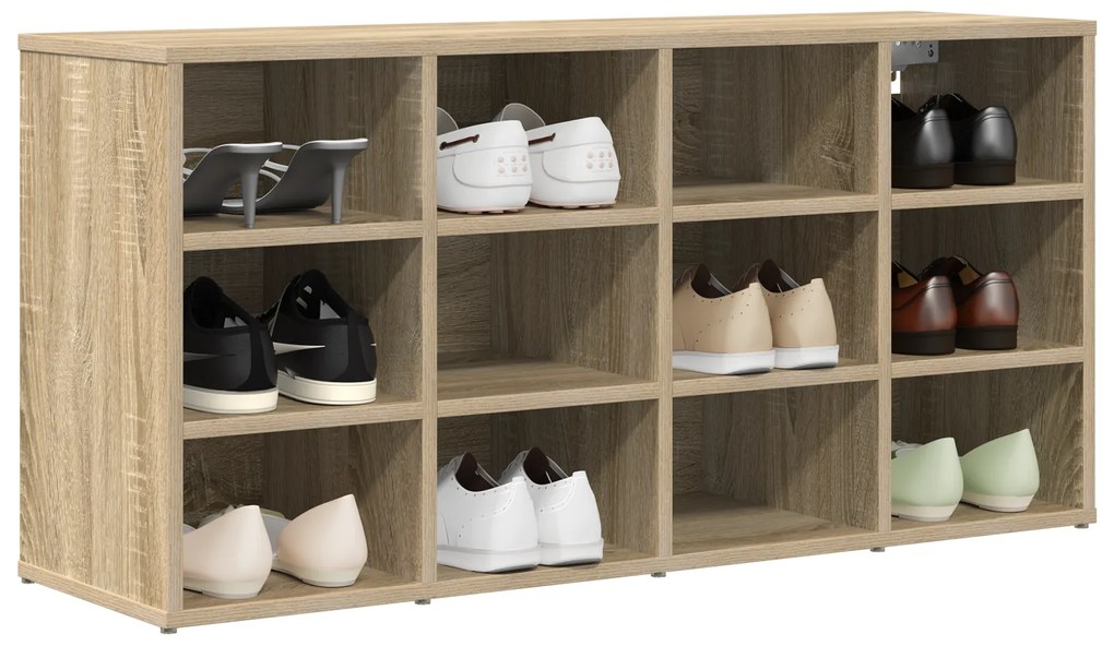 vidaXL Ντουλάπα Παπουτσιών Sonoma Δρυς 103x30x51 εκ Επεξεργασμένο ξύλο