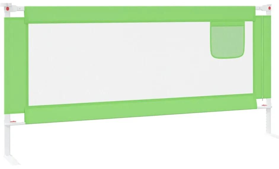 Μπάρα Κρεβατιού Προστατευτική Πράσινη 200 x 25 εκ. Υφασμάτινη - Πράσινο