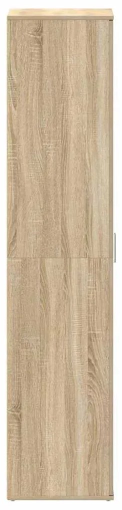 vidaXL Ντουλάπα Παπουτσιών Καφέ 80 x 39 x 180 εκ Επεξεργασμένο ξύλο