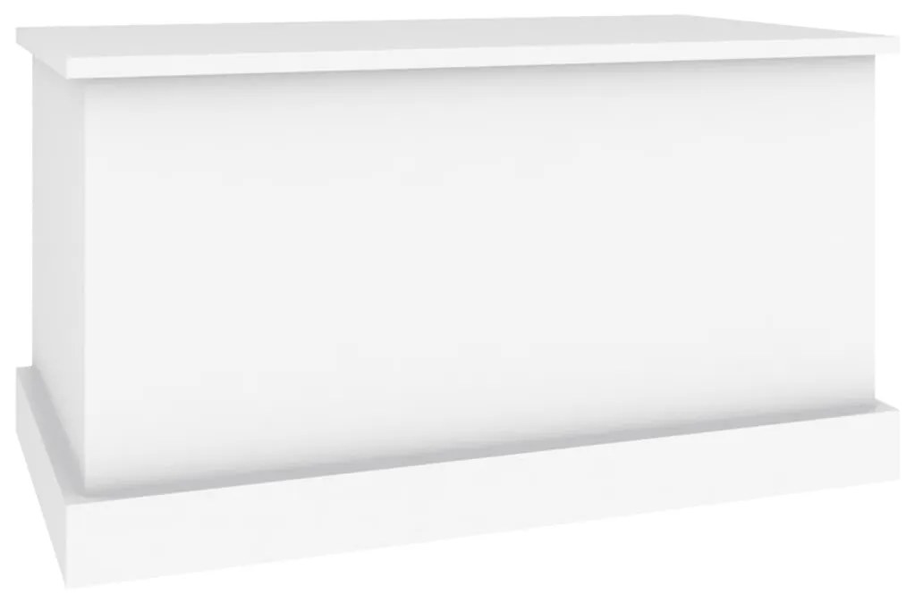 vidaXL Κουτί Αποθήκευσης Λευκό 70x40x38 εκ. Επεξεργασμένο Ξύλο
