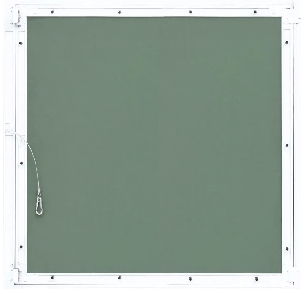 vidaXL Θυρίδα Επίσκεψης Γυψοσανίδας 600 x 600 χιλ. Σκελετός Αλουμινίου