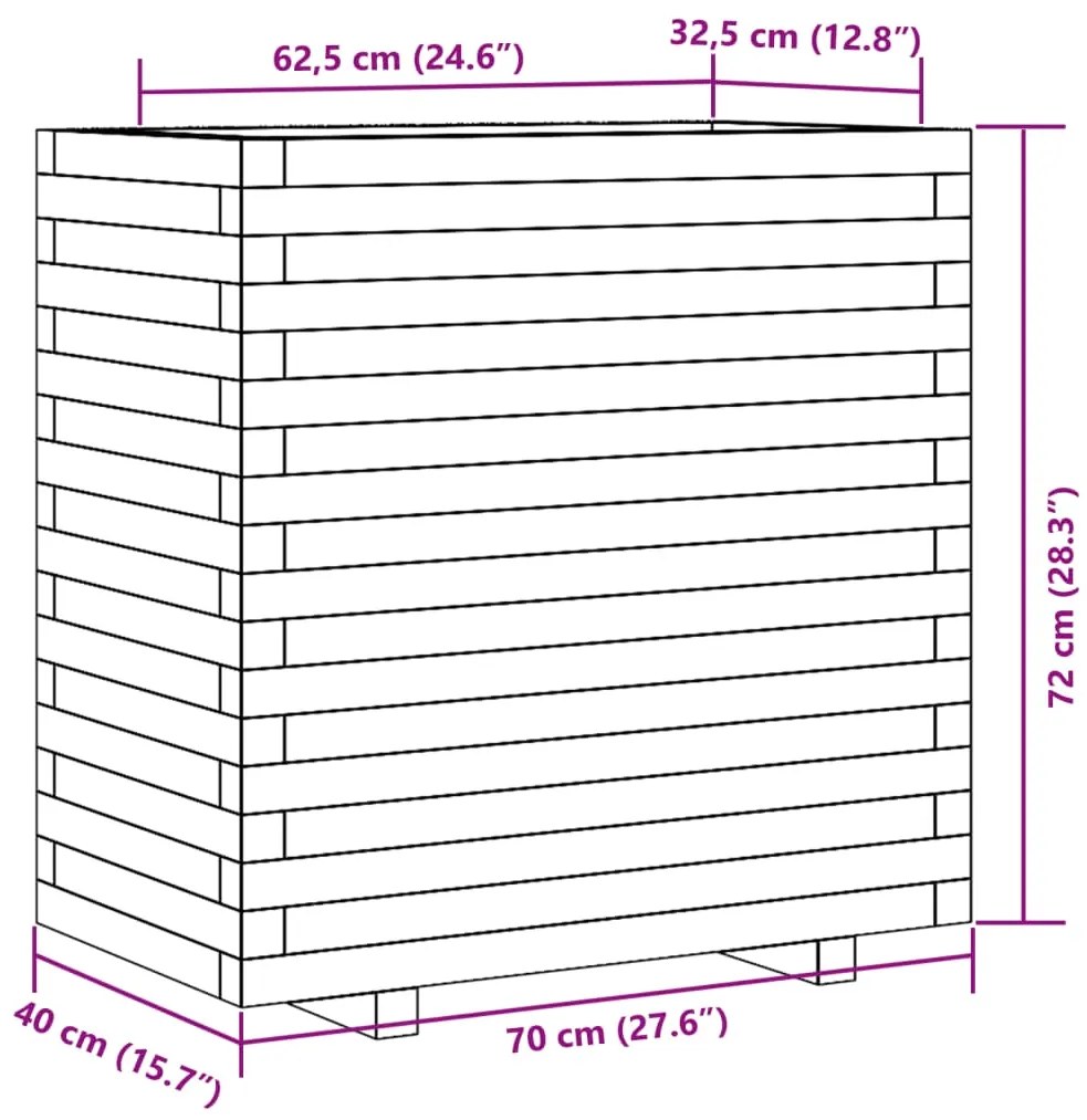 ΖΑΡΝΤΙΝΙΕΡΑ ΚΑΦΕ ΚΕΡΙΟΥ 70X40X72 ΕΚ. ΑΠΟ ΜΑΣΙΦ ΞΥΛΟ ΠΕΥΚΟΥ 3282631