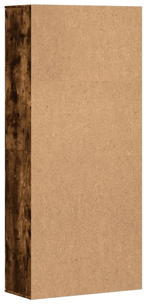 vidaXL Ντουλάπα Καπνιστή Δρυς 80x35x180 εκ. από Επεξεργασμένο Ξύλο