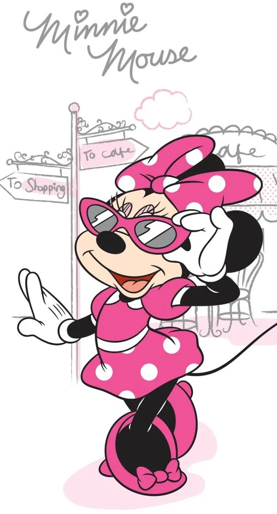 Πετσέτα Θαλάσσης 70x140εκ. Minnie 056 Disney Dimcol