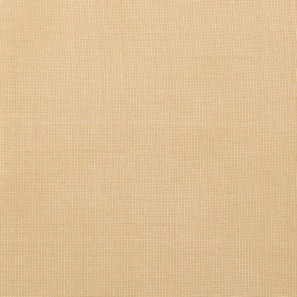 vidaXL Κουρτίνες Voile με βρόχους 2 τεμάχια Άμμος 140x140 cm