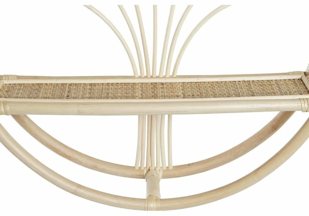 Ράφια DKD Home Decor Τοίχο Φυσικό ρατάν 2 Ράφια (60 x 14 x 60 cm)