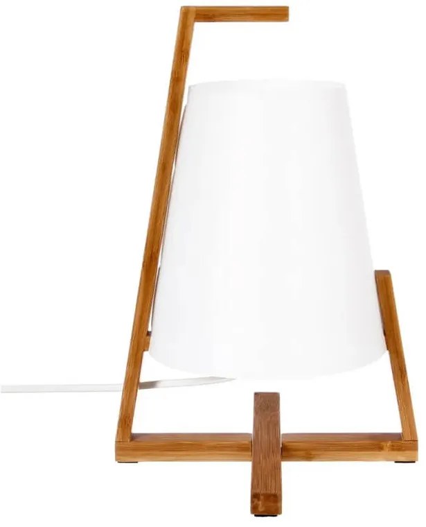 Επιτραπέζιο φωτιστικό Atmosphera με λαμπτήρα Ε14 και διαστάσεις 16 x 31.5 cm - Καφέ/Λευκό