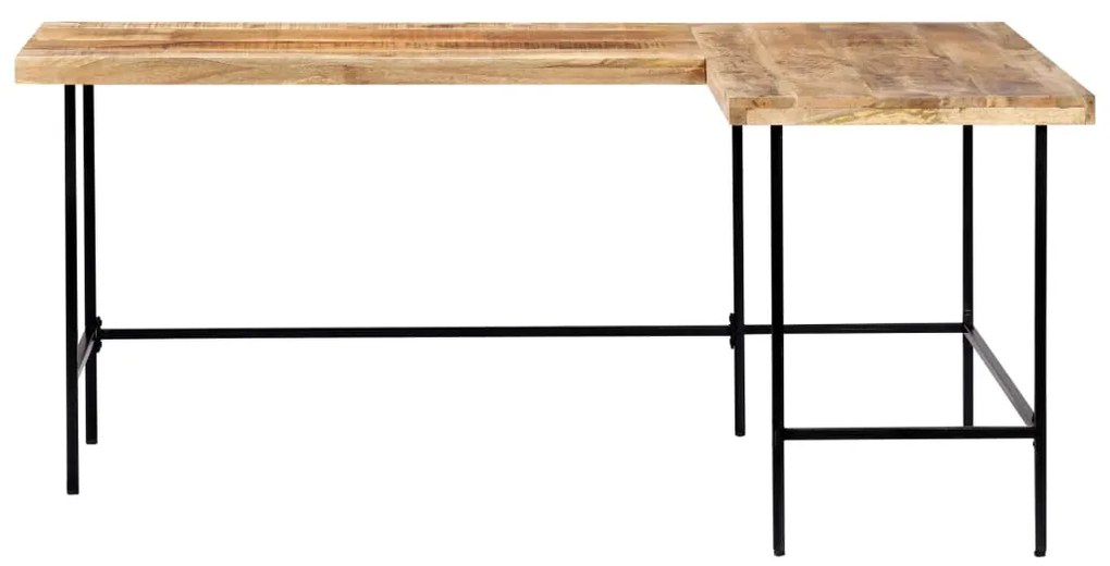 vidaXL Γραφείο 180 x 120 x 76 εκ. από Μασίφ Ξύλο Μάνγκο