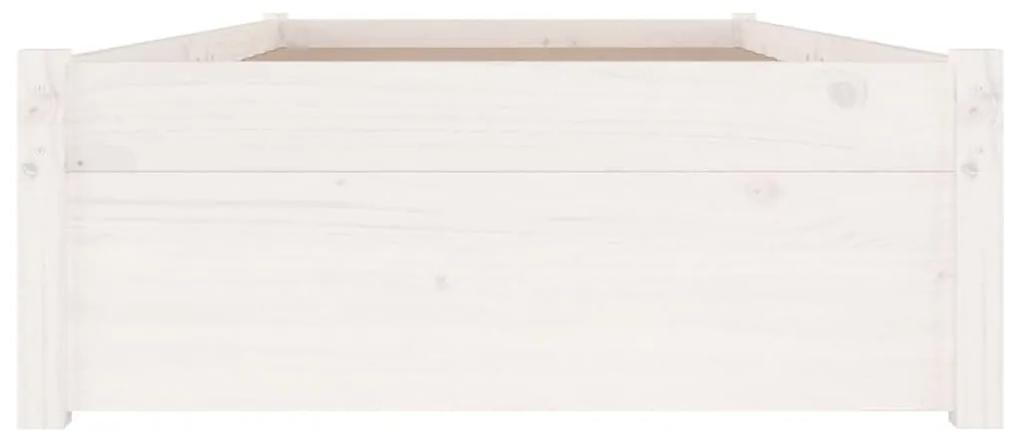 Πλαίσιο Κρεβατιού με Συρτάρια Λευκό 90 x 190 εκ Single - Λευκό