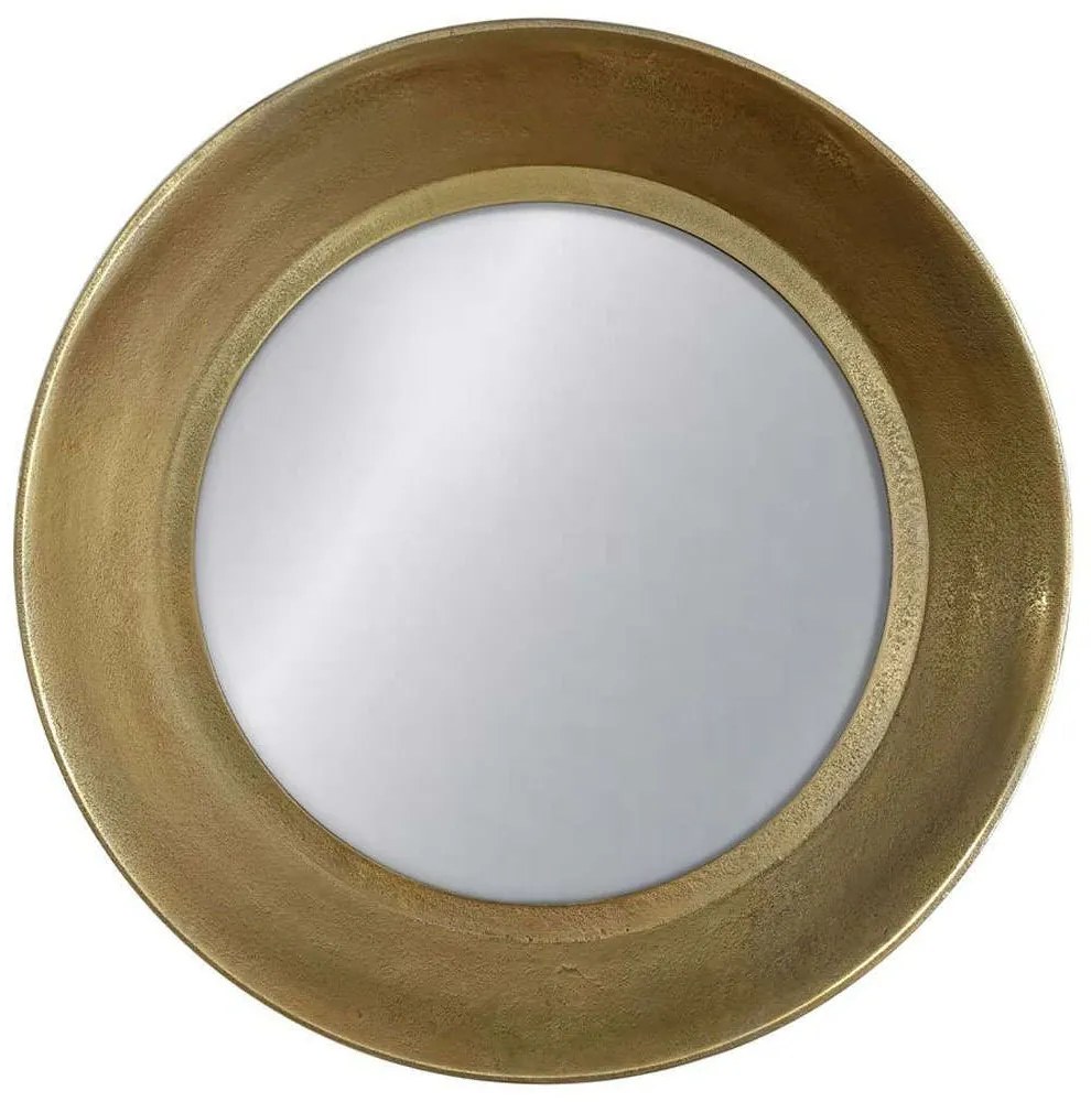 Καθρέπτης Τοίχου Servendo 11-0514 Φ77,5x8cm Antique Brass Αλουμίνιο,Γυαλί