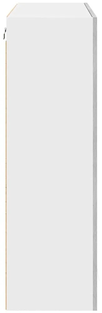 vidaXL Κρεμαστό ντουλάπι με αποθήκευση Γκρίζο Σονομα 80 x 31 x 100 εκ.