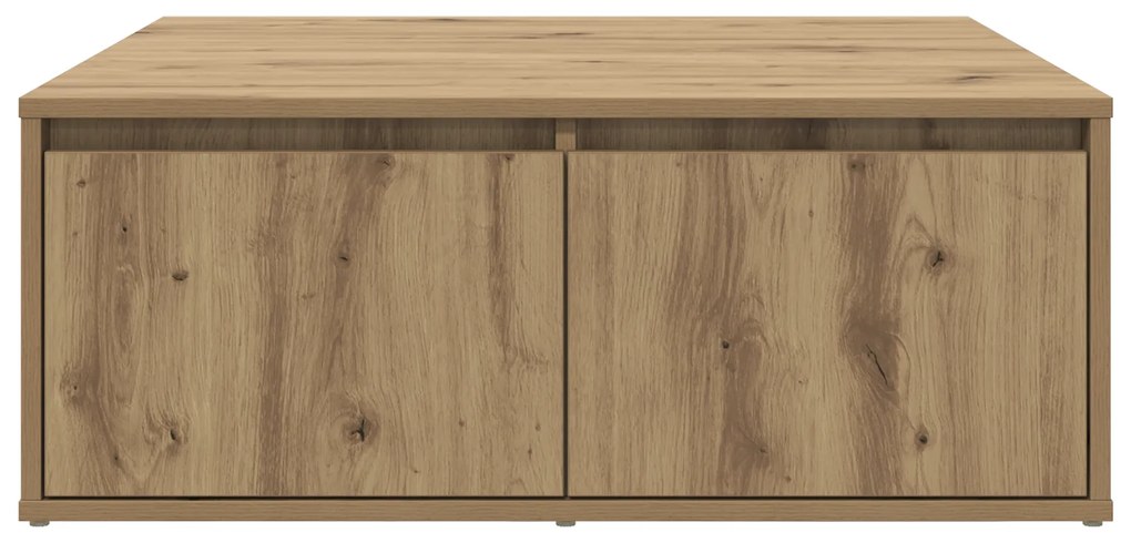 vidaXL Τραπεζάκι σαλονιού with Drawer artisan δρυς 80 x 80 x 31 cm