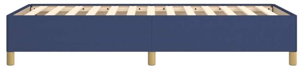 vidaXL Σκελετός Κρεβατιού Χωρίς Στρώμα Μπλε 90x200 εκ. Υφασμάτινο