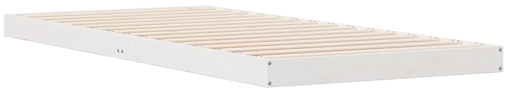 vidaXL Πλαίσιο Κρεβατιού 80x220 εκ. Μασίφ Ξύλο Πεύκου