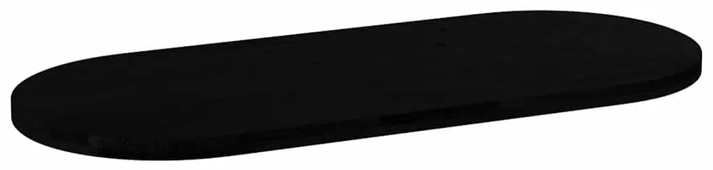 vidaXL Επιτραπέζια επιφάνεια Σκούρο Καφέ 140x60x4 εκ. Ξύλο Δρυός Οβάλ