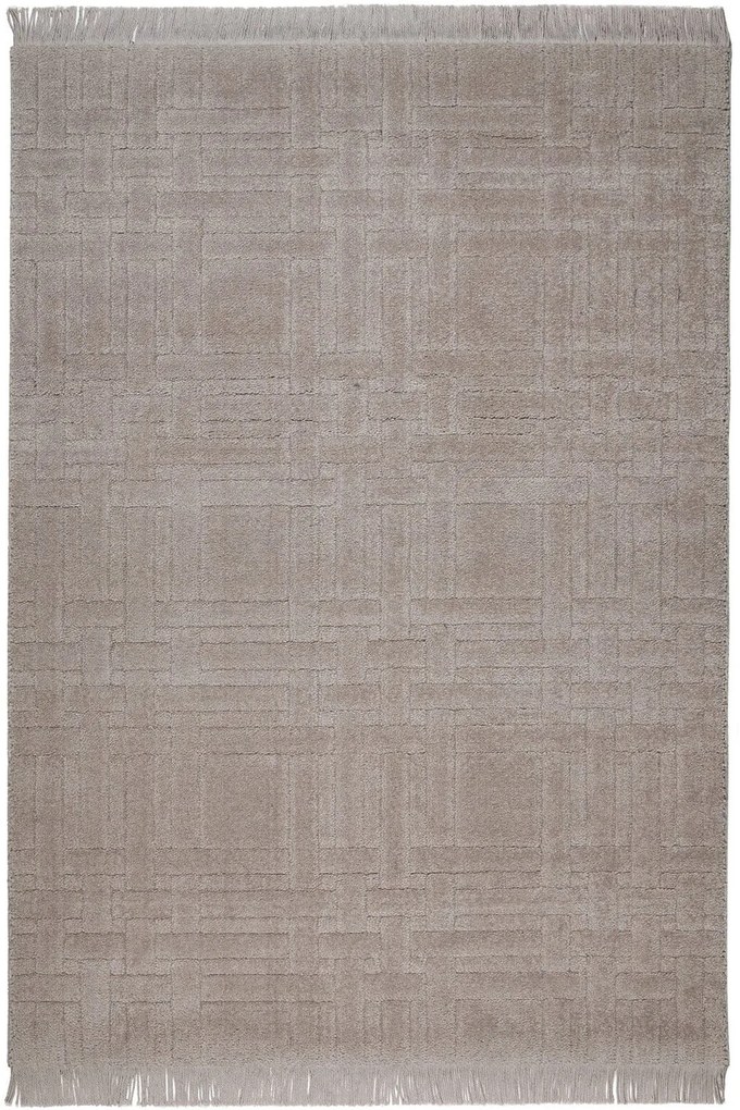 Χαλί Dorothea 1215A Light Grey Βιοκαρπέτ 200X290cm