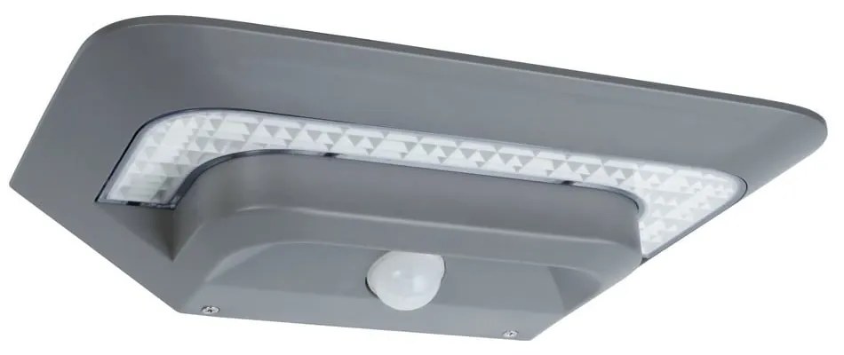 Φωτιστικό Τοίχου Ηλιακό Ghost 6901401337 IP44 Led 4000K 6,4x13,2x24,7cm Silver Grey Lutec