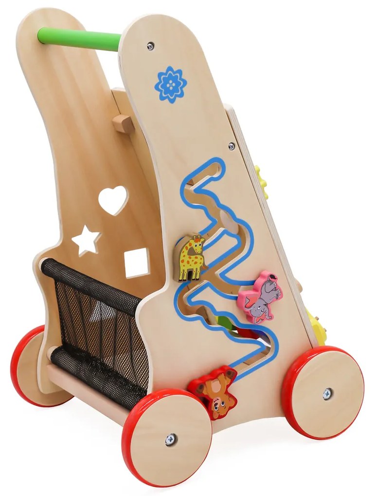 Ξύλινη Περπατούρα Baby Walker KX6495 IKONKA