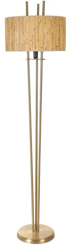 Φωτιστικό Δαπέδου Belen 534LUN4456 Φ30x165cm E27 40W Natural-Gold Opviq