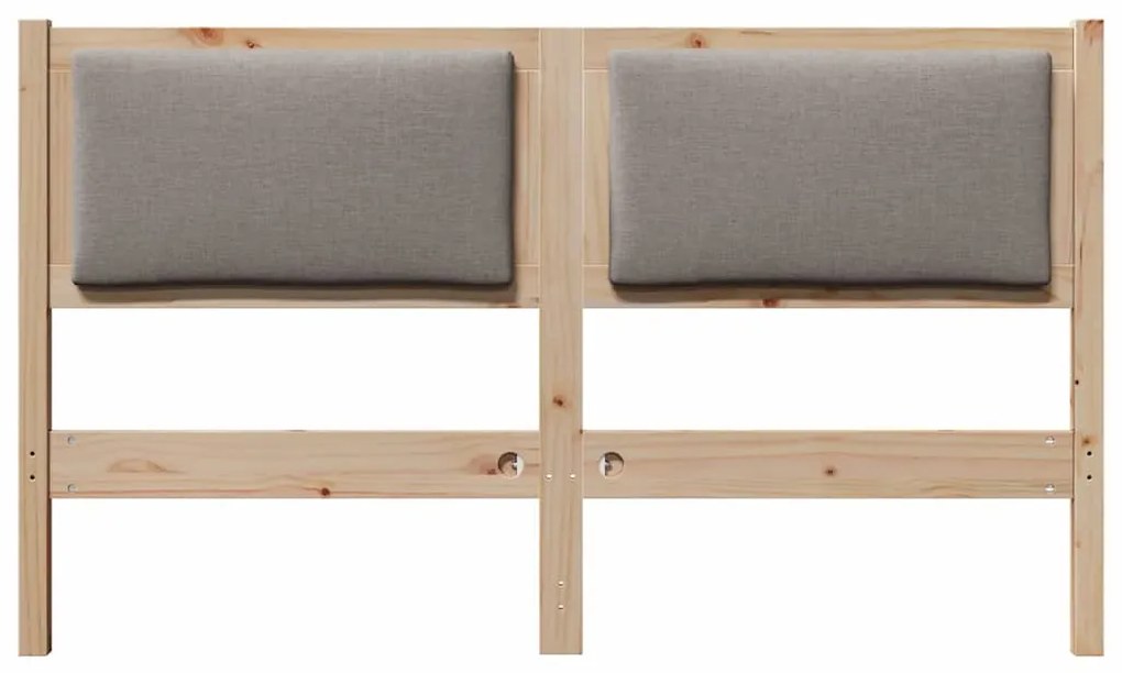 vidaXL Κεφαλάρι Άλλο Καφέ 160 cm Μασίφ ξύλο πεύκου