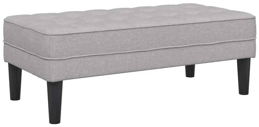 vidaXL Παγκάκι Cloud Γκρι 113x57x39 εκ. Υφάσματος