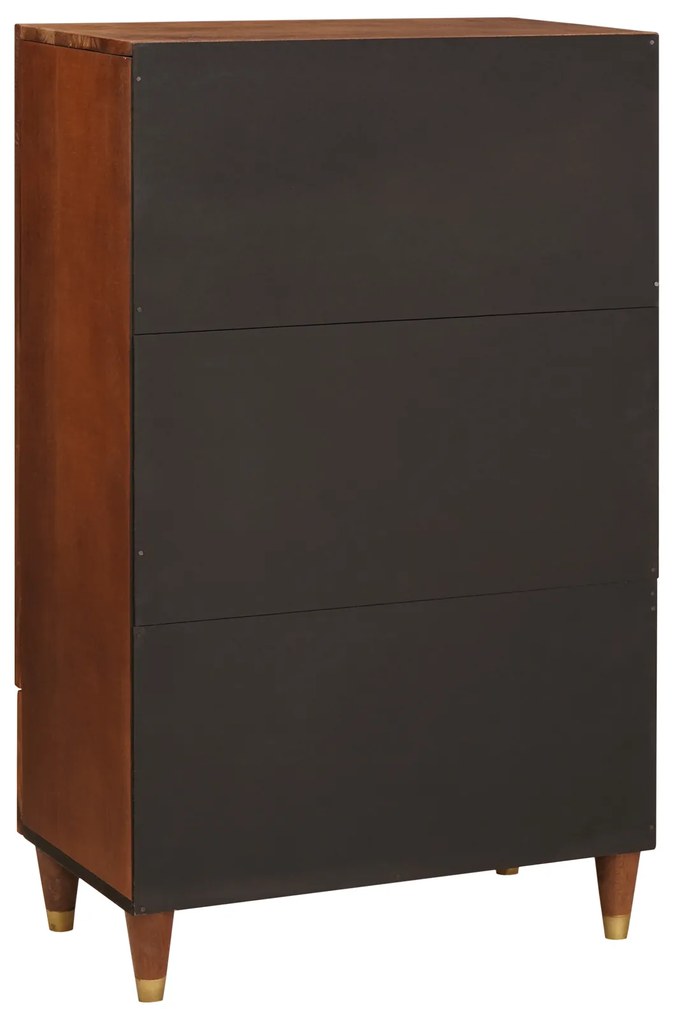 vidaXL Ντουλάπες & ράφια αποθήκευσης μέσων Καφέ 60 x 33.5 x 100 εκ.