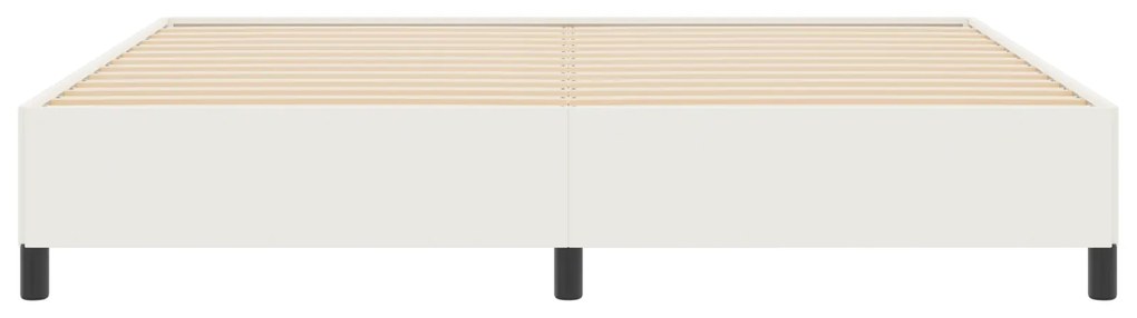 vidaXL Σκελετός Κρεβατιού Κρεμ 200 x 200 cm Βελούδο