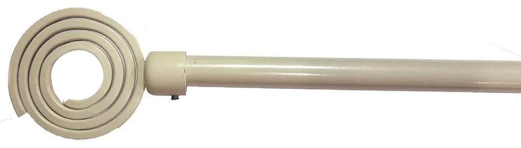 Κουρτινόβεργα  Μεταλλική Επεκτεινόμενη SNAIL  120-210x1,9cm