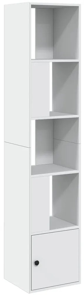 vidaXL Βιβλιοθήκη Λευκή 40x36x189 εκ. από Επεξεργασμένο Ξύλο