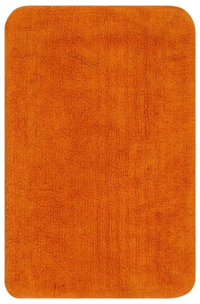 Σετ Πατάκια Μπάνιου 2 τεμ. Πορτοκαλί Υφασμάτινα - Πορτοκαλί