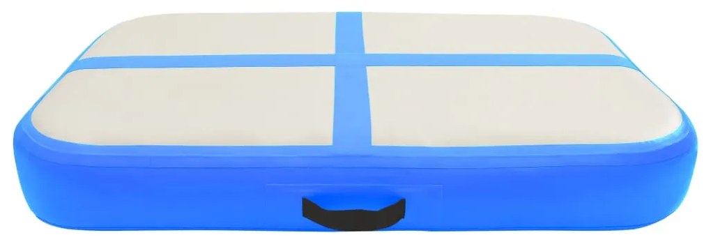 vidaXL Στρώμα Ενόργανης Φουσκωτό Μπλε 60 x 100 x 20 εκ. PVC με Τρόμπα