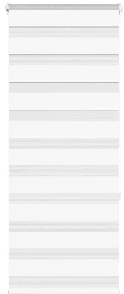 vidaXL Ζέβρα τυφλή Καφέ Πλάτος υφάσματος 55,9 εκ. Πολυεστέρας