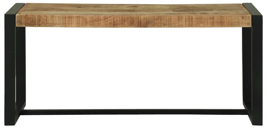 vidaXL Παγκάκι 100x35x45 εκ Μασίφ Σκληρό Ξύλο Μάνγκο